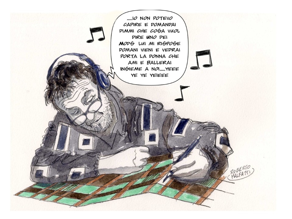 Cino Zucchi. Drawing © Roberto Malfatti Cino Zucchi. Drawing © Roberto Malfatti