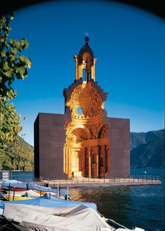Mario Botta Architetti, San Carlino, Lago di Lugano, Svizzera, 1999. Foto Donato Di Bello