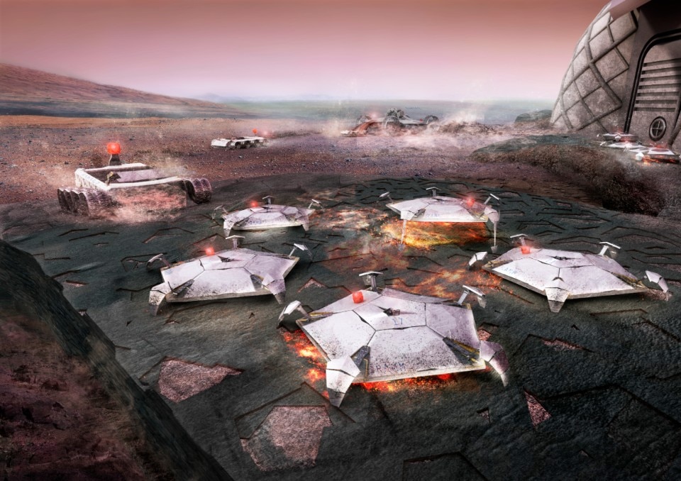 Foster + Partners, Mars Habitat, 2015. Courtesy © Foster + Partners