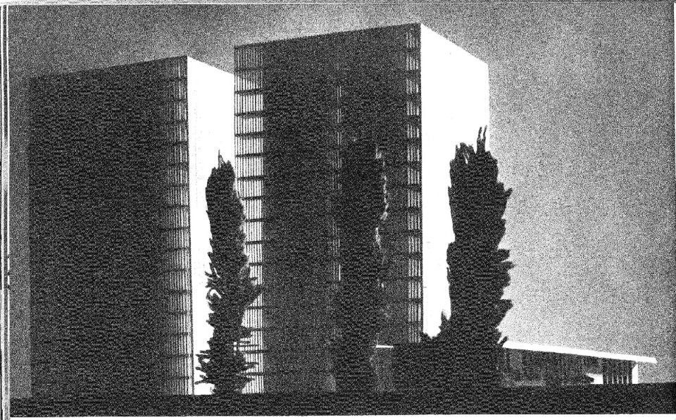 Twin Towers, Nanda Vigo. Courtesy Archivio Nanda Vigo