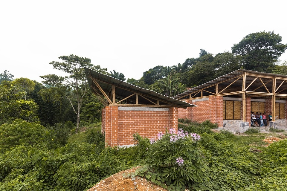 Comunal: Taller de Arquitectura, Productive Rural School, Tepetzintan, Mexico, 2018