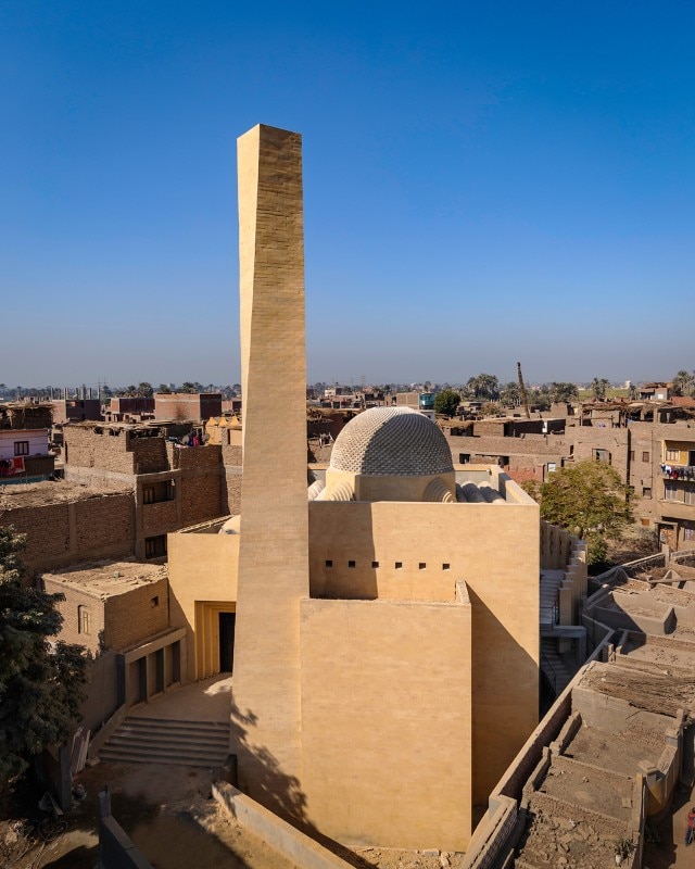 Dar Arafa Architecture, moschea Al Abu Stait, Basuma, Egitto, 2018