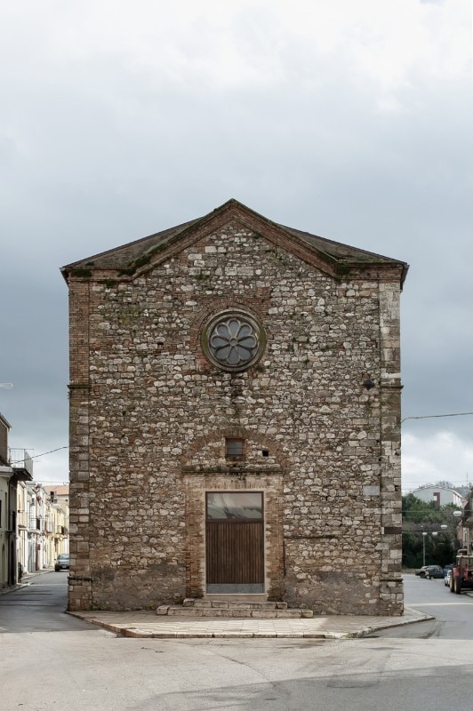 Luigi Valente, Mauro Di Bona, restoration and trasformation of San Rocco's church in a theatre, Rotello, Italy, 2019