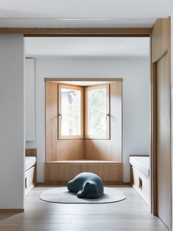 Relax room. Enrico Scaramellini Architect, Ls House, Madesimo, 2018