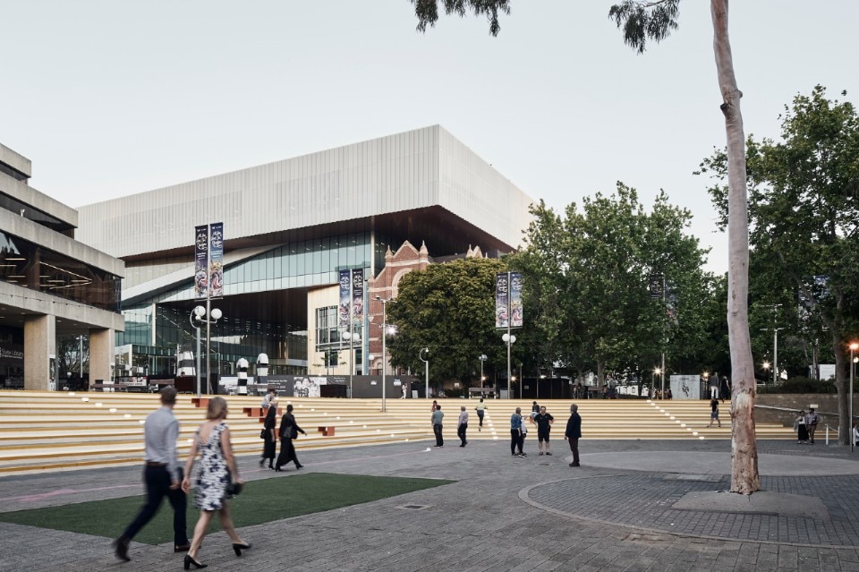 HASSELL + OMA, New Museum for Western Australia, Perth, Australia 2019. Foto Peter Bennetts
