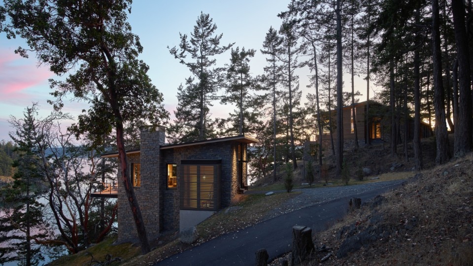 Hillside Sancutuary e Hillside Retreat, Hoedemaker Pfeiffer, San Juan Islands Washington, 2017