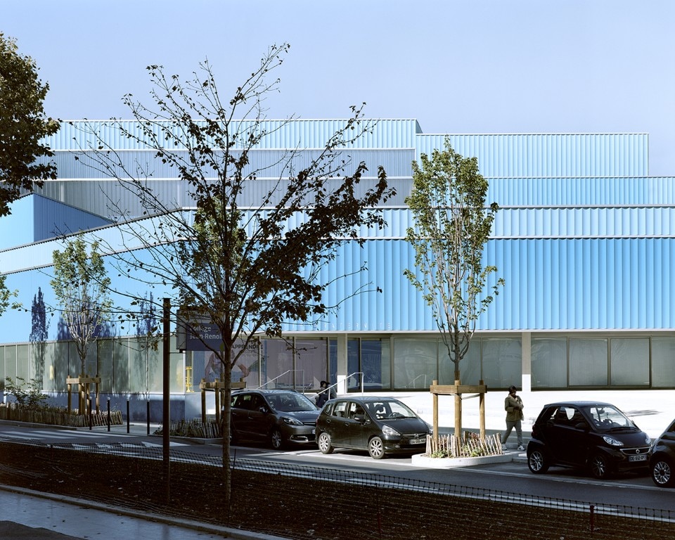 Muoto, school complex, Boulogne Billancourt, France, 2018. Photo © Maxime Delvaux