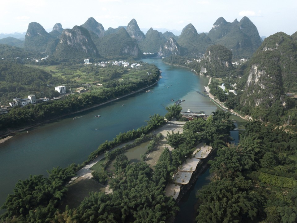 "llLab.",  Bamboo Bamboo, Canopy and Pavilions, Impression Sanjie Liu, Yangshuo, Guilin, China, 2020