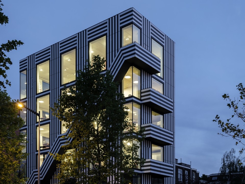 Thomas Widdershoven (Thonik) in collaboration with Arjan van Ruyven (MMX Architecten), new housing for Studio Thonik, Amsterdam, The Netherlands, 2020