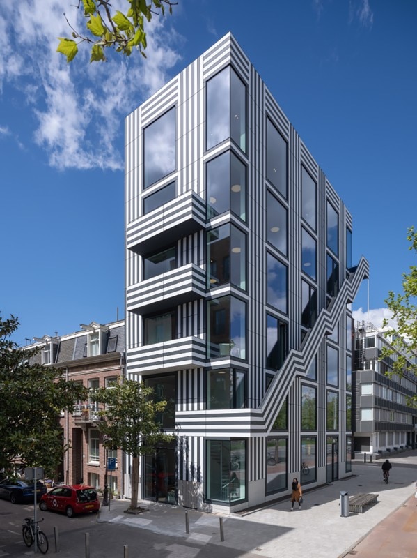 Thomas Widdershoven (Thonik) in collaboration with Arjan van Ruyven (MMX Architecten), new housing for Studio Thonik, Amsterdam, The Netherlands, 2020