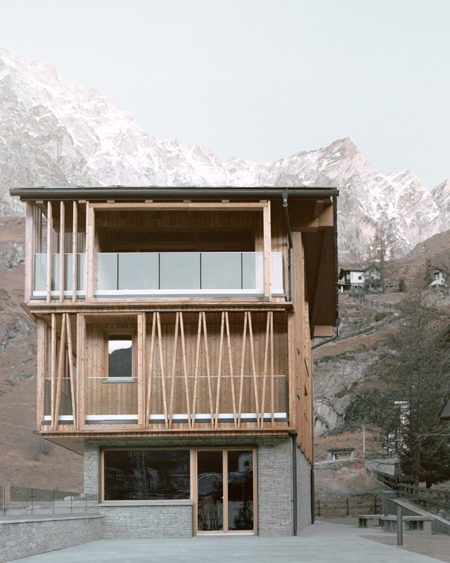 LCA architetti, Casa dello scalatore, Cervinia Valtournenche, Italia, 2020