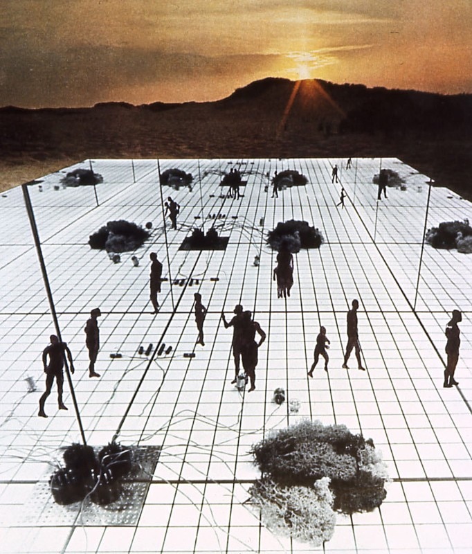 Superstudio Supersuperficie - Supersurface Sunset, 1971 - domus