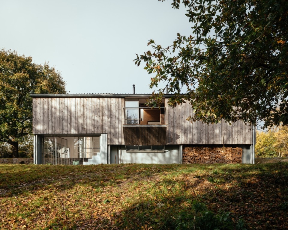 Art Barn, Thomas Randall-Page, Devon countryside, UK, 2020