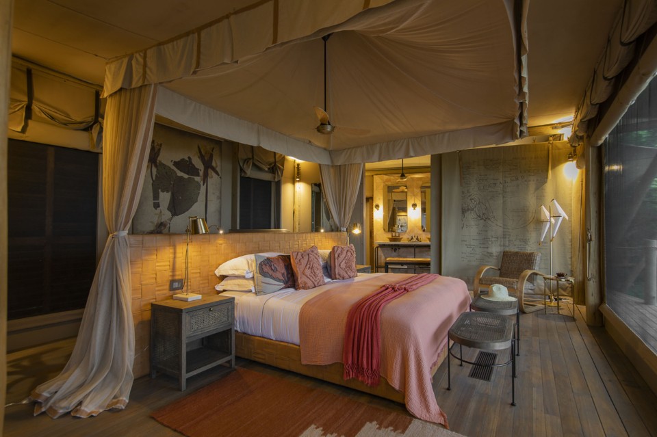 Luxury Frontiers, DumaTau and Little DumaTau for Wilderness Safaris, Linyanti, Botswana 2021. Photo Wilderness Safaris Luxury Frontiers, DumaTau and Little DumaTau for Wilderness Safaris, Linyanti, Botswana 2021. Photo Wilderness Safaris