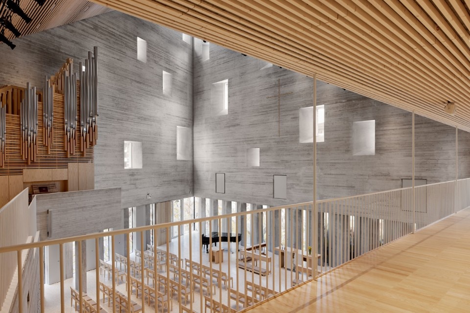 OOPEAA, Tikkurila Church and Housing, Tikkurila, Vantaa, Finland 2021. Photo Tuomas Uusheimo OOPEAA, Tikkurila Church and Housing, Tikkurila, Vantaa, Finland 2021. Photo Tuomas Uusheimo