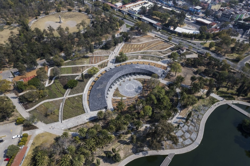 ERRE Q ERRE arquitectura y urbanismo, Centro de Cultura Ambiental,  Bosque de Chapultepec, Città del Messico, Messico 2023. Foto Margarita Gorbea