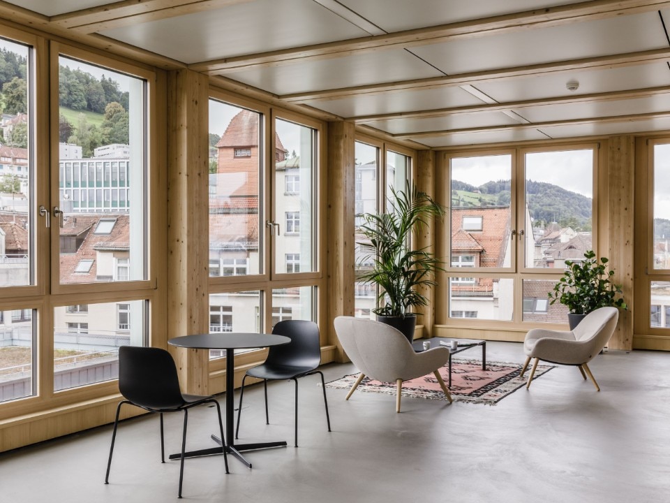 Harry Gugger Studio, Headquarters Medisuisse, San Gallo, Svizzera 2022. Foto Daisuke Hirabayashi
