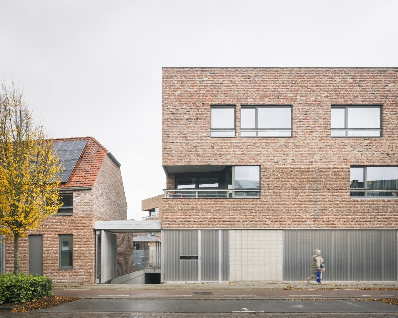 In Belgium, MAKER Architecten is redeveloping a brick residential block