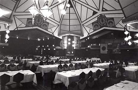 La sala ristorante. Foto Archivio Domus