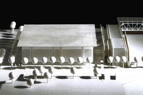 Modello del nuovo edificio dal lato nord (© The Art Institute of Chicago)