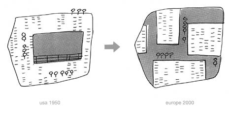 Schema di progetto per l’ipermercato Baumaxx a Maribor (Slovenia), 1998-00