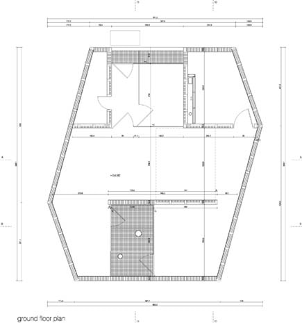 Pianta del piano terreno