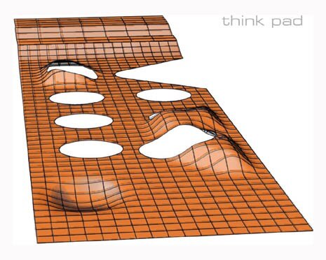Esempio di morphing del piano. Ogni zona può assumere altezze diverse