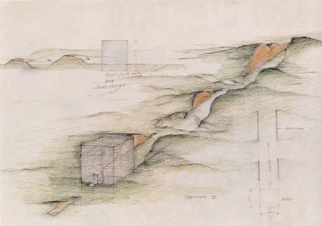 Casa con viale d'accesso, 1972