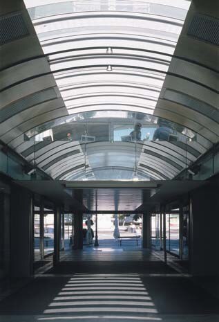 I nuovi blocchi affacciano sull’ampio giardino pensile