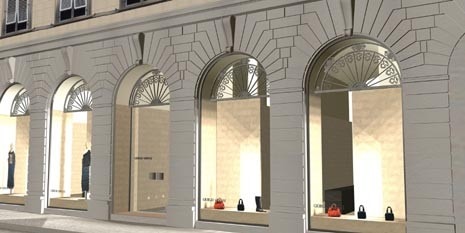 Il palazzo storico fiorentino che ospita la boutique