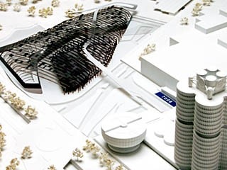 Modello del progetto finale di Zaha Hadid Ltd., Londra (<b>terzo classificato</b>)
