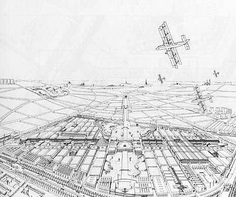I nuovi quartieri de La Villette, Parigi, 1976




