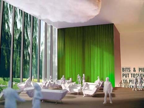 La Garden Lounge. Foto © Herzog & de Meuron, aprile 2002 