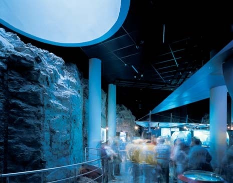 Nella cornice dell’architettura di Hollein, gli ordinatori delle collezioni hanno preferito proporre un’interpretazione più letterale dei temi del museo