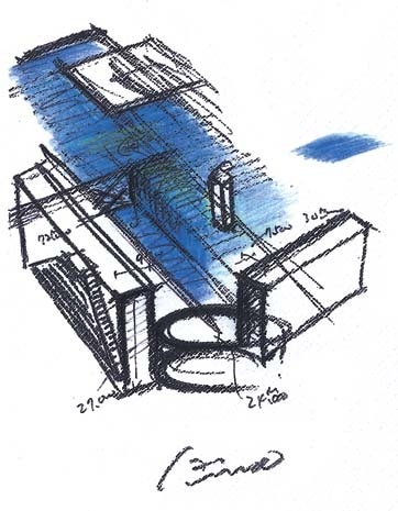 Le dimensioni dell’edificio sono state determinate dalla scala dei reperti