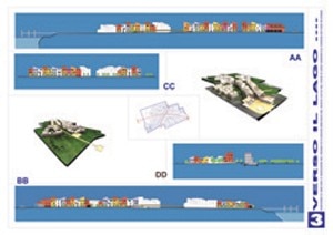 Al secondo posto, si è classificato il team capeggiato da Luisa Olgiati che ha proposto un ampio percorso pedonale interno
