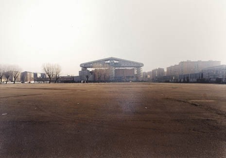 L’area dismessa del nuovo Portello a nord degli attuali padiglioni di Mario Bellini in una fotografia di Francesco Jodice