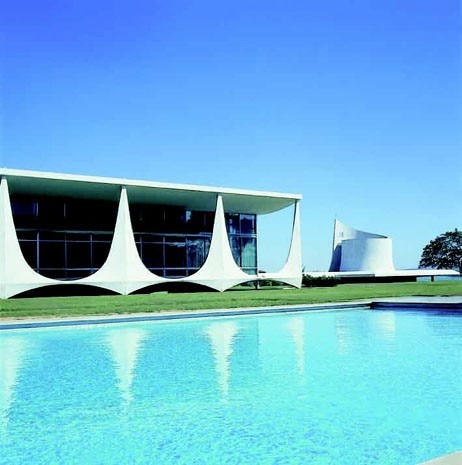 Alvorada Palace (Palazzo del presidente), Brasília, Brasile. Foto Michel Moch
