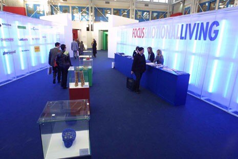 La mostra “Le case dell’emozione” in the Centro Servizi. Foto Immaginopoli srl 