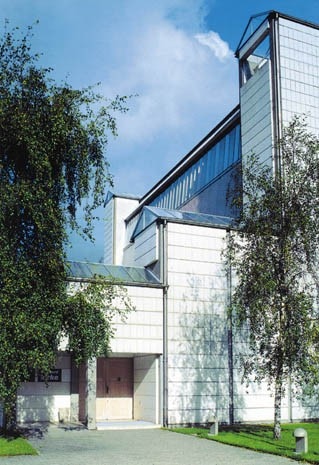 Bagsvaerd Church (1973-76) in Danimarca
