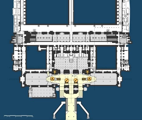 Pianta del piano interrato