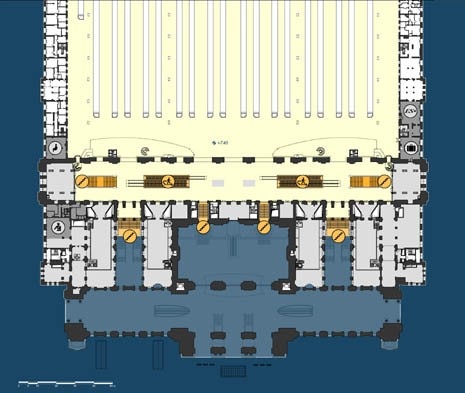 Pianta a livello dei binari