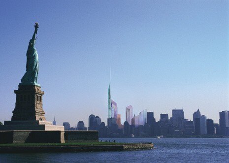 World Trade Center Design Study, Skyline. © Copyright Studio Daniel Libeskind
