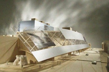 Veduta dal lato Est. Copyright © Gehry International, Architects, Inc.

