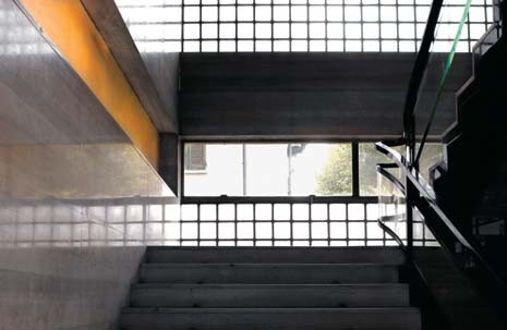 Dettaglio della scala principale