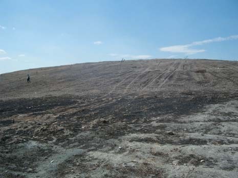 In questa regione durante tutto l’anno piove raramente. Il fiume Gavia è quasi in secca