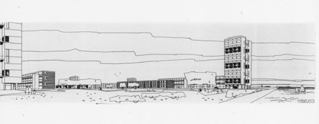 Kennemerland, Jaap Bakema, 1957-1959. Collection NAI 
