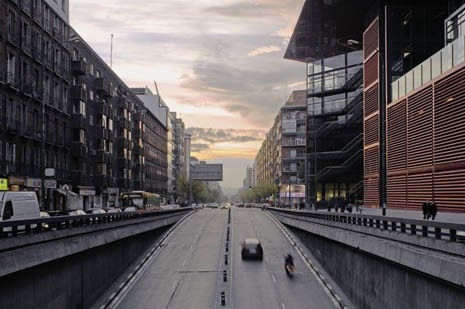 Scorcio della nuova architettura dalla stazione di Atocha