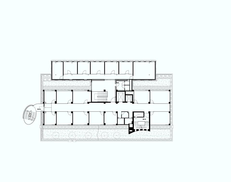 Planimetria del terzo piano