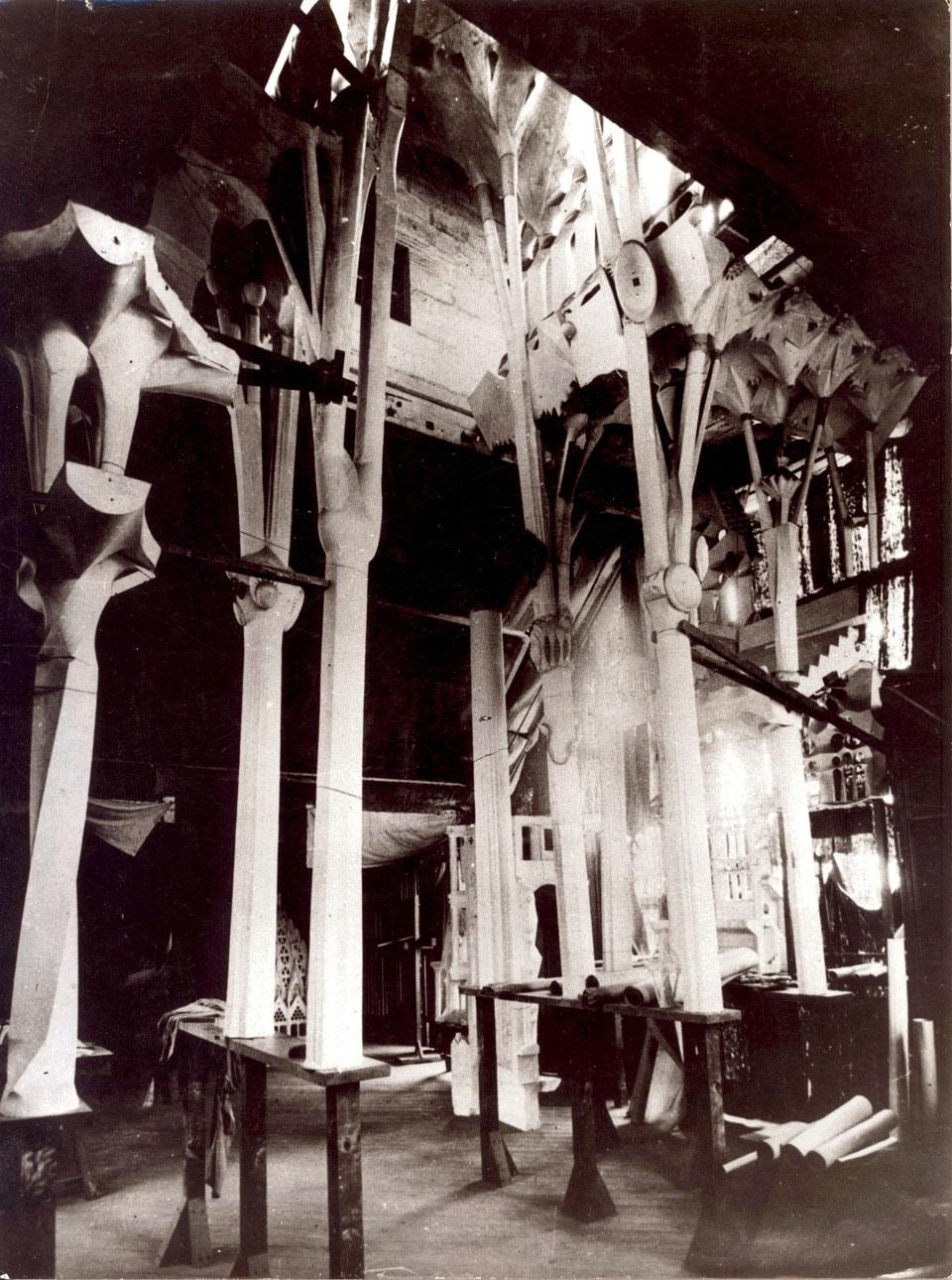 Foto storica 
del plastico in scala 1:10 (1922-1926). 